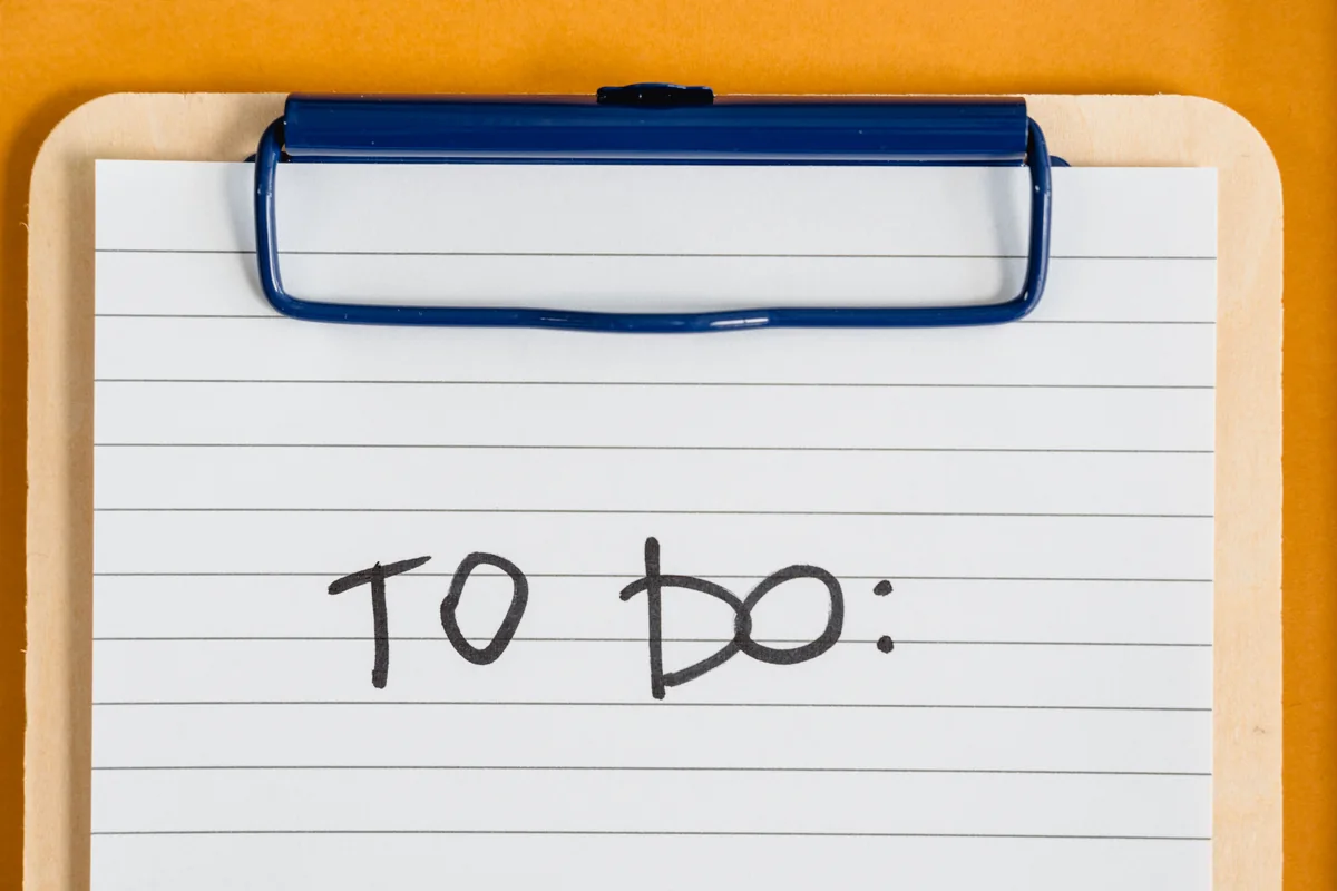 Printable cleaning checklist